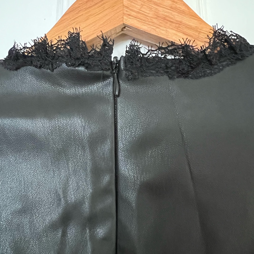 Leather dress